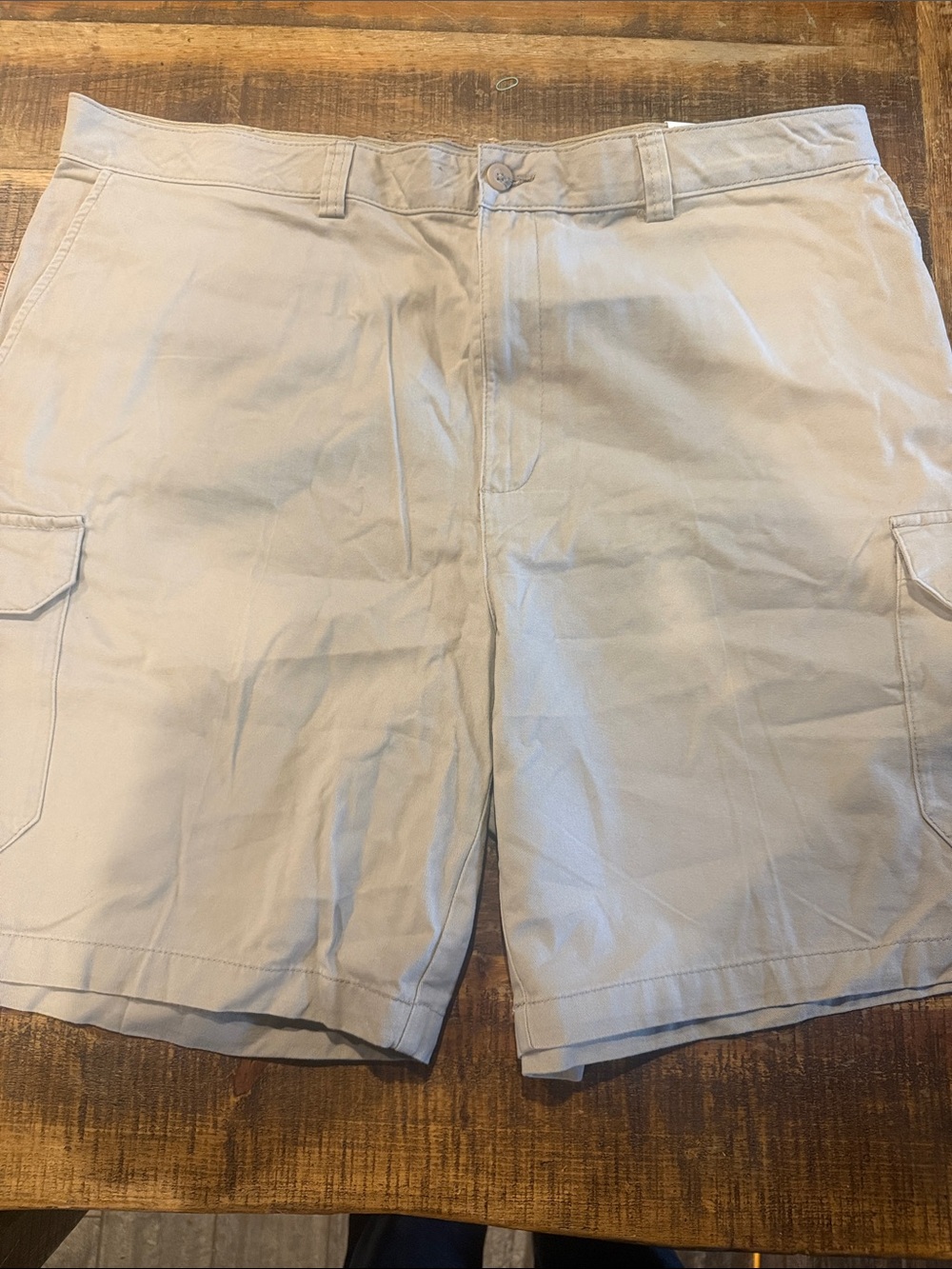 Harbor Bay Men's Cargo Shorts in Light Tan NWT